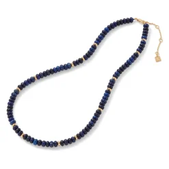 Royal Egyptian Beaded Lapis Necklace