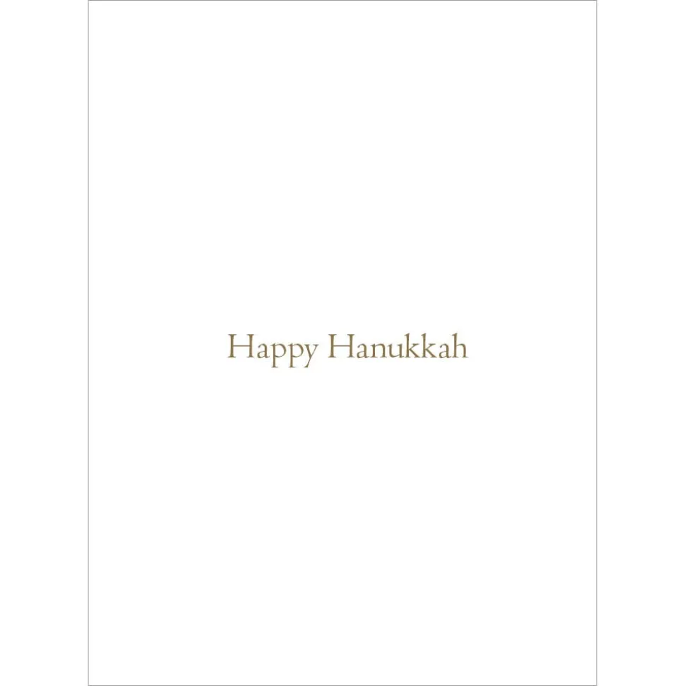 Sklar: Golden Lights Hanukkah Cards