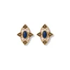 Spanish Baldric Lapis Stud Earrings