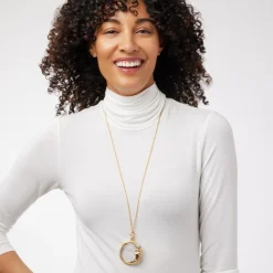 Spanish Day and Night Magnifier Pendant Necklace