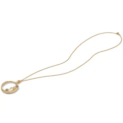 Spanish Day and Night Magnifier Pendant Necklace