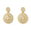 Spanish Day and Night Sun Drop Earrings