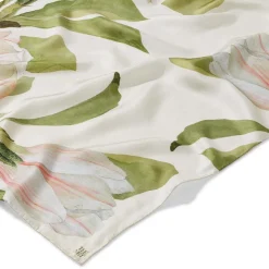 Studies of Magnolias Oblong Silk Scarf