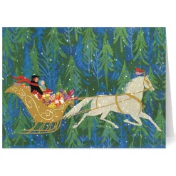 Tait: Sleigh Ride Through the Forest Holiday Cards