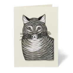 The Favorite Cat Quilled Card
