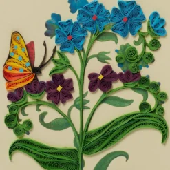 The Met Cloisters Garden Forget-Me-Not Quilled Card