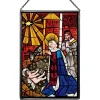 The Nativity Glass Panel