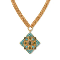 Tibetan Mandala Pendant Necklace