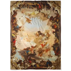 Tiepolo Allegory of the Planets and Continents Oversize Unisex Oblong Silk Scarf
