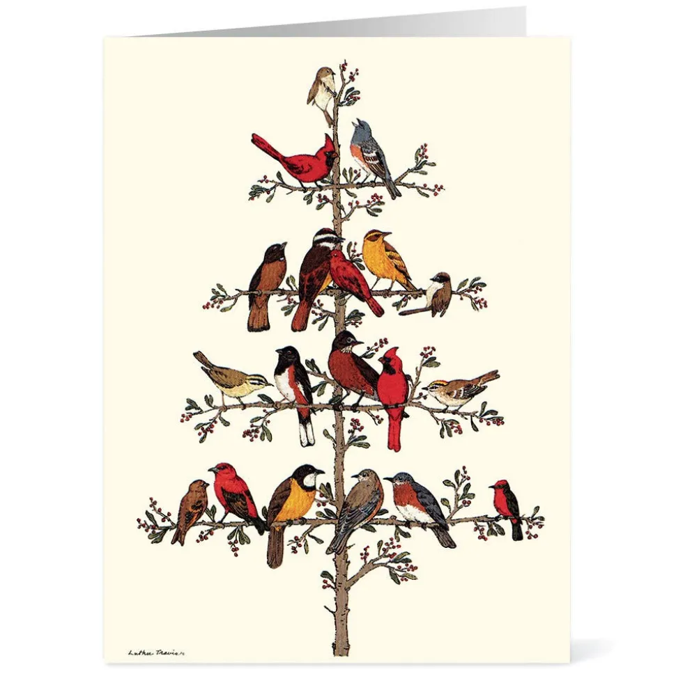 Travis: Avian Espalier Holiday Cards