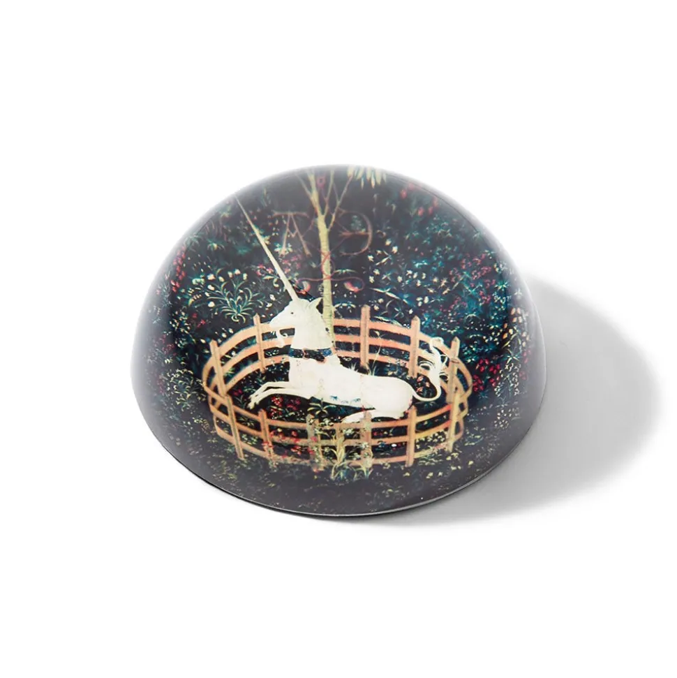 Unicorn in a Garden Paperweight