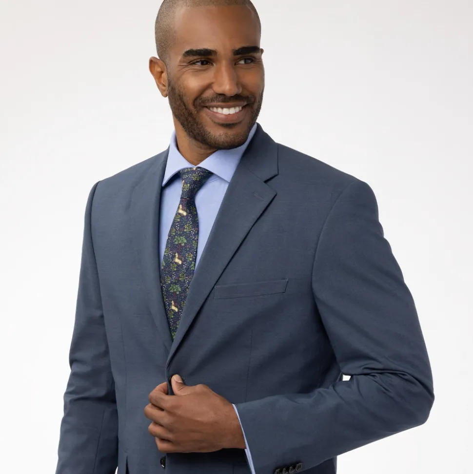 Unicorn in a Garden Silk Necktie