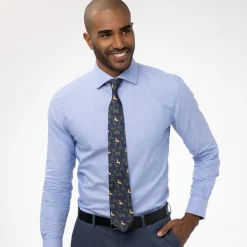 Unicorn in a Garden Silk Necktie