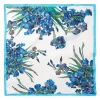 Van Gogh Iris Motif Silk Neckerchief