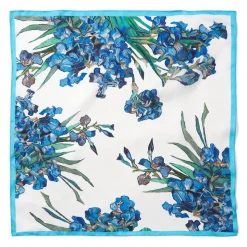 Van Gogh Iris Motif Silk Neckerchief