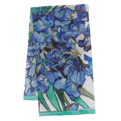 Van Gogh Irises Oblong Silk Scarf