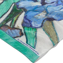 Van Gogh Irises Oblong Silk Scarf