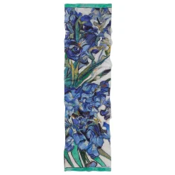 Van Gogh Irises Oblong Silk Scarf