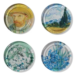 Van Gogh Paintings Glass Coasters