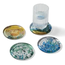 Van Gogh Paintings Glass Coasters
