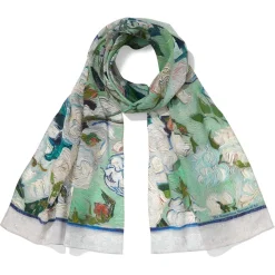 Van Gogh Roses Oblong Silk Scarf