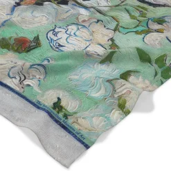 Van Gogh Roses Oblong Silk Scarf