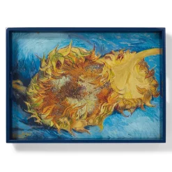 Van Gogh Sunflowers Lacquer Tray