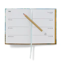 Van Gogh Wheat Field with Cypresses Small Pocket Calendar 2025