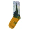 Van Gogh Wheat Field with Cypresses Men's Socks