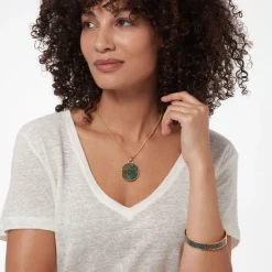 William Morris Blackthorn Enamel Bangle