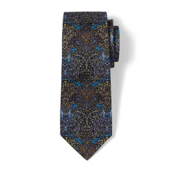 William Morris Blackthorn Silk Necktie