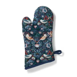 William Morris Strawberry Thief Pot Holder and Oven Mitt Set