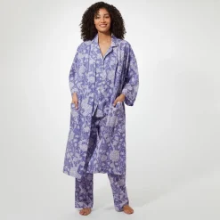 William Morris Wild Tulip Women's Cotton Robe