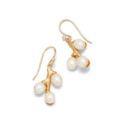 Willow Catkins Pearl Drop Earrings